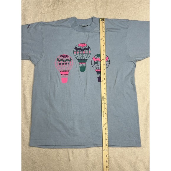 Vtg 90s Body Spirt & Mind Screen Stars Graphic T-Shirt Single Stitch Size Large - Picture 7 of 8